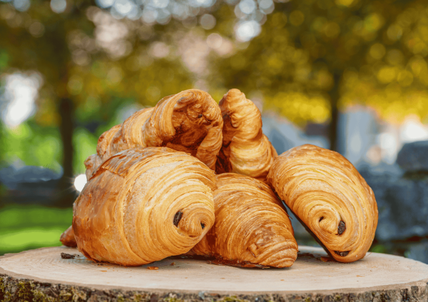 Croissant beurre pain au chocolat bio Chez Charles