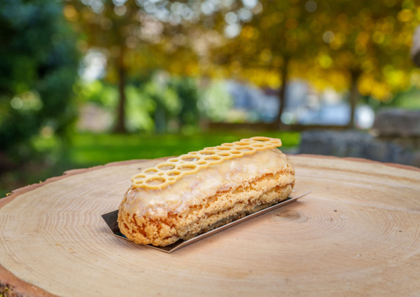 Eclair vanille craquelin Nuits saint Georges